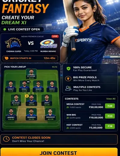 KhelX (khelx) fantasy cricket & matchday visual 3